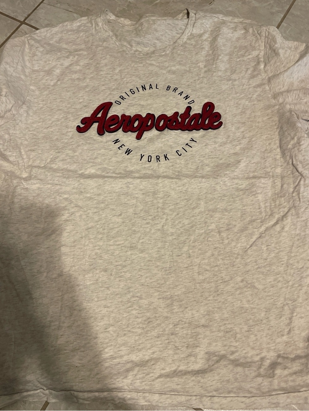 Aeropostale Red Script Appliqué Tee